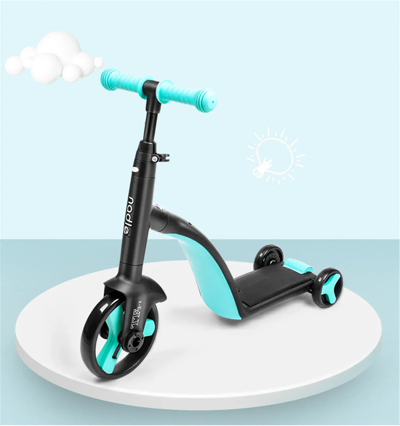 3-in-1 Kids Convertible Scooter